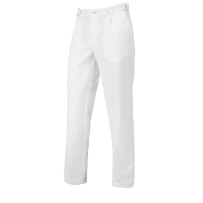 Abbildung von BP 1359 686 21 48l Hose für Männer, mit Bundfalten und Taschen, 230,00 g/m² Stoffmischung Stretch, weiß,