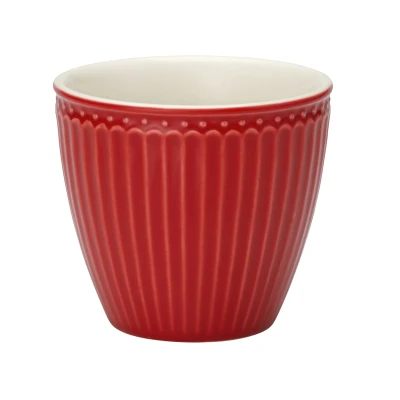 Abbildung von Greengate Becher Latte Tasse Alice Everyday, Steingut
