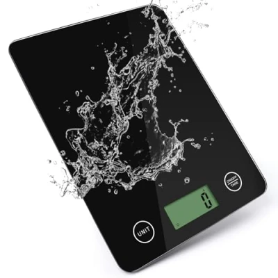 Abbildung von Küchenwaage Digital 5kg, elektronische Multifunktionsküchenwaage, Lcd Display, feinwaage Abstellautomatik mit 6 Maßeinheit, Tara Funktion, Touch Taste, 1g Genaue