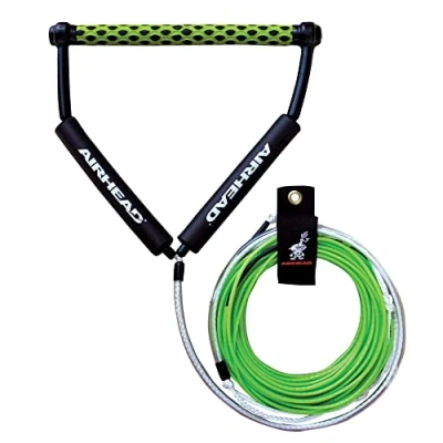 Abbildung von Kwik Tek Herren Airhead Dyneema Thermo Wakeboard Seil, Grün, 4 Sections (70 Feet)