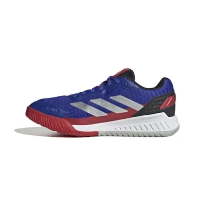 Abbildung von adidas Performance Courtquick Padelschuhe, Herren, Größe: 40, lucid blue silver met red Textil/synthetik