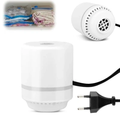 Abbildung von JOPHEK Elektrische Luftpumpe für Vakuumbeutel, Vakuumbeutel 30W Tragbare Vakuumpumpe Saugluftpumpe, Kleidung, Decken, Kissen