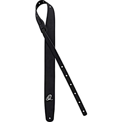 Abbildung von Ortega Guitars Veganer Gitarrengurt Längenverstellbar Akustik Gitarre / Bass, E Gitarre, Bass Vegan Series Schwarz (OSVG BK)