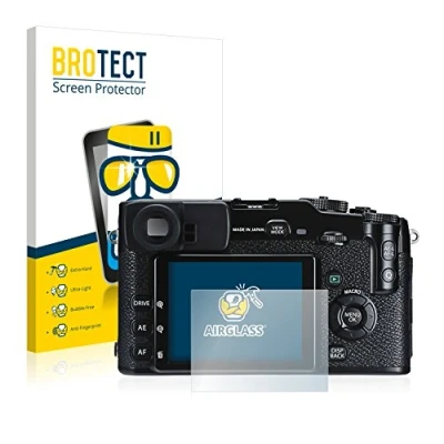 Abbildung von BROTECT Schutzglas für Fujifilm X Pro1 Schutzfolie Panzer Folie Glas [Extrem Kratzfest 9H, Anti Fingerprint, Ultra Transparent]