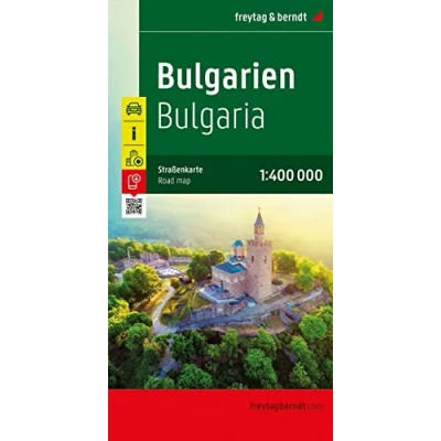 Abbildung von Bulgarien 1 : 400 000. Autokarte: Cityplan. Ortsregister mit Postleitzahlen. Touristische Informationen