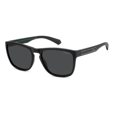 Abbildung von Polaroid Unisex Sonnenbrille, Größe: 57, Matte black grey