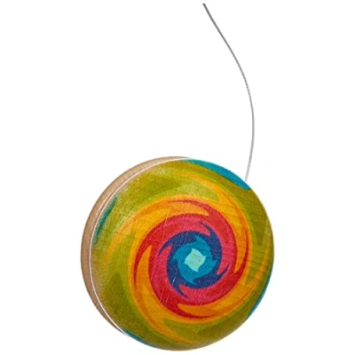 Abbildung von HESS SPIELZEUG Brummkreisel Holzspielzeug Holzkreisel JOJO bunt BxLxH 60x35x60mm NEU