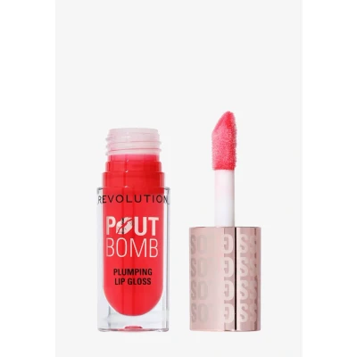 Abbildung von Makeup Revolution POUT BOMB Plumping Gloss Lipgloss Lipgloss, Größe: 4.6 ml, Cherry sheer red