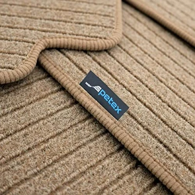 Abbildung von PETEX Jona Autoteppich Premium Passform vorne und hinten beige 4 teilig