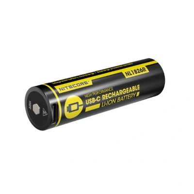 Abbildung von Nitecore NL1826R Aufladbarer 18650 Li Ion Akku 2600mAh mit USB C Anschluss