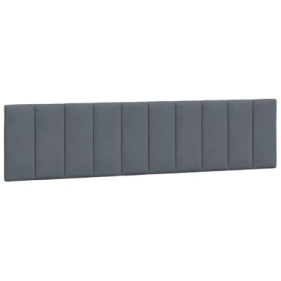 Abbildung von vidaXL Kopfteil Kissen Dunkelgrau 200 cm Samt, (1 St)