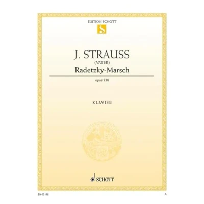 Abbildung von Radetzky Marsch G Dur: op. 228. Klavier.: piano. (Edition Schott Einzelausgabe)