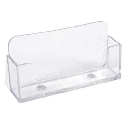 Abbildung von Exacompta 71058D 16er Pack Visitenkartenhalter Exacyrl aus robustem Acryl gefertigt einem Guss kristall ideal für Schreibtisch und Büro Verkaufsbüro Visitenkarte Ständer