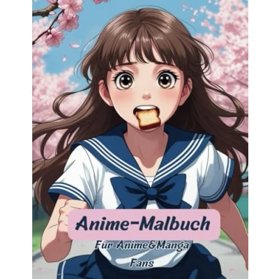 Abbildung von Anime Malbuch: Entspanne dich, male und Lerne &amp; Manga Ausmalbuch mit 50 einzigartigen Motiven. japanische Begriffe durch kreative Kunst. ... Entspannung. Für Anime, Japan Fans.