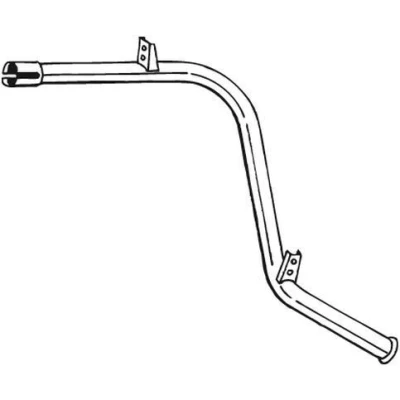 Abbildung von BOSAL 439 369 Abgasrohr MERCEDES BENZ: MB 100 Kastenwagen, Bus