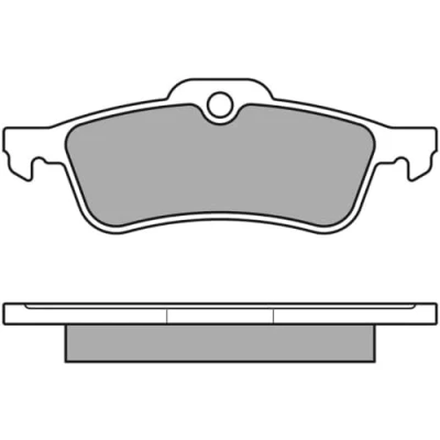 Abbildung von MEYLE 025 237 1616 Bremsbelagsatz ORIGINAL Quality Hinterachse für Verschleißwarnanzeiger vorbereitet mit Anti Quietsch Blech MINI: Cabrio, Schrägheck