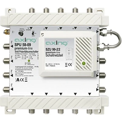 Abbildung von Axing SPU 58 09 SAT Multischalter (Premium Line, erweiterbar aktiv Quad tauglich, 5x8)