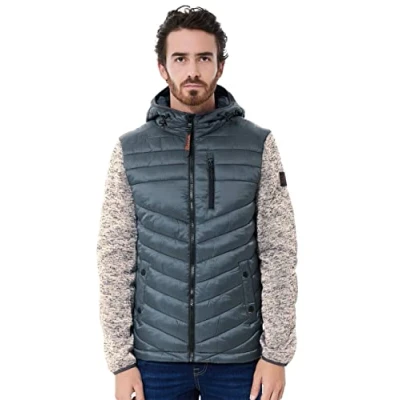 Abbildung von Street One MEN Übergangsjacke, Herren, Größe: Large, Grau