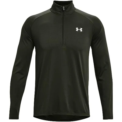 Abbildung von Under Armour Mens Warmup Tops Herren Ua Tech™ 2.0 Langarm Oberteil Mit ½ Zip, Baroque Green, 1328495 312, XXL
