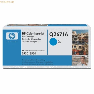Abbildung von HP 309A (Q2671A) Cyan Toner