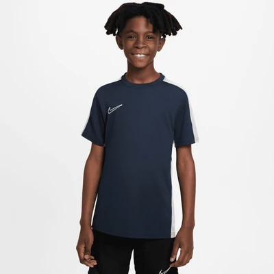 Abbildung von Nike Performance Academy 23 Branded Unisex Sport Tshirt für Kinder, Größe: 158/170, Obsidian/white/white