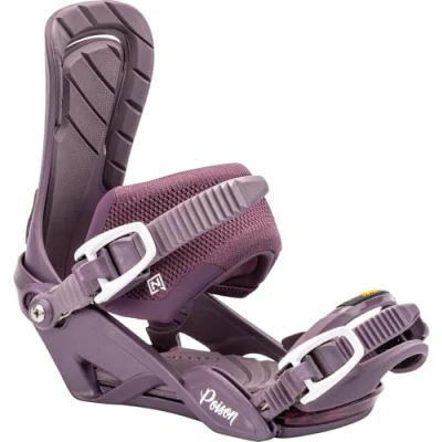 Abbildung von Nitro Damen Poison &#039;24 All Mountin Freeride Bindung Snowboardbindung, DEEP Purple, S/M
