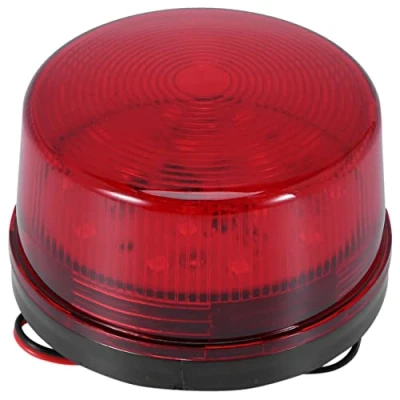 Abbildung von Joskeijky 12V Alarm LED Blinkende Blitzlicht Fuer Haus System Rot
