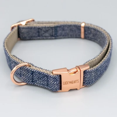 Abbildung von Halsband Rosé S / Blau