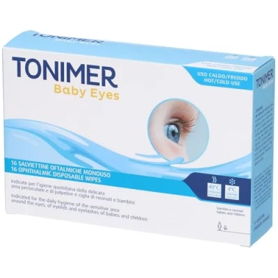 Abbildung von Tonimer Baby Eyes Salviettine Oftalmiche Monouso, 16 Pezzi