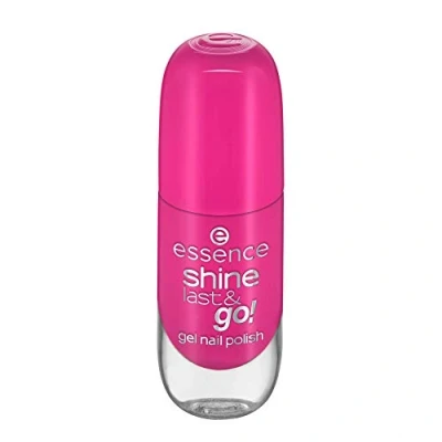 Abbildung von essence shine last &amp; go! gel nail polish, Gellack, Nagellack, Nr. 66 Rock Your Body, pink, gelig, glänzend, ohne Aceton, vegan, Konservierungsstoffe (8ml)