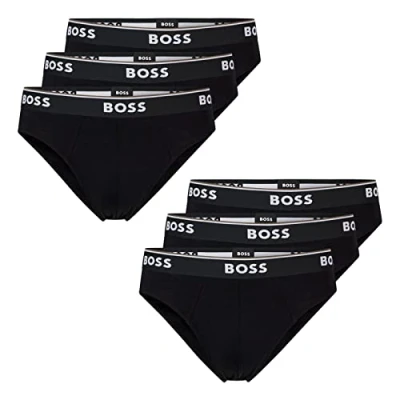 Abbildung von BOSS Brief Power 3 PACK Slip, Herren, Größe: Medium, Black