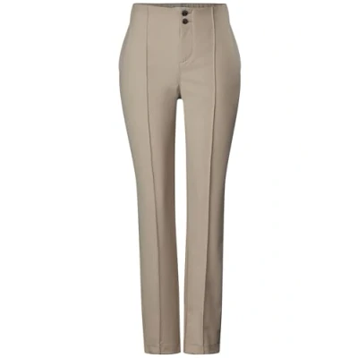 Abbildung von Street One Casual FIT Stoffhose, Damen, Größe: 36x28, Beige