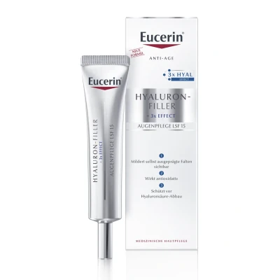 Abbildung von Eucerin Augenpflege ANTI Aging HYALURONFILLER, Augencreme M Antiaging, Größe: 15 ml, Transparent