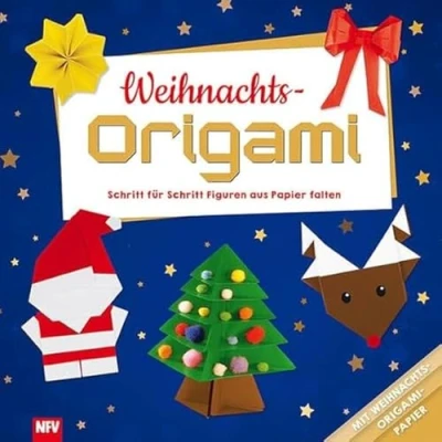 Abbildung von Weihnachts Origami: Schritt für Figuren aus Papier falten mit Origami
