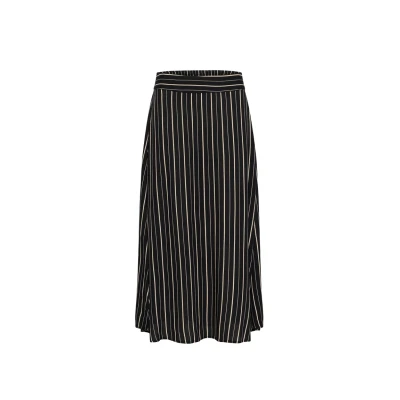 Abbildung von Kaffe LUNA Maxirock, Damen, Größe: Large, Black powder color stripe