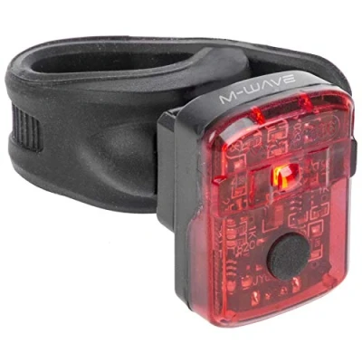 Abbildung von M Wave Unisex Erwachsene Helios K 1.1 USB Akkurücklicht, schwarz/rot