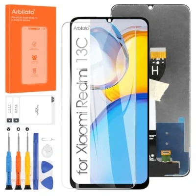 Abbildung von LCD Display für Xiaomi Redmi 13C A526, Touchscreen, Display, Digitazer 23100RN82L, 23106RN0DA,23108RN04Y, Ersatzteil, mit Reparatur Set