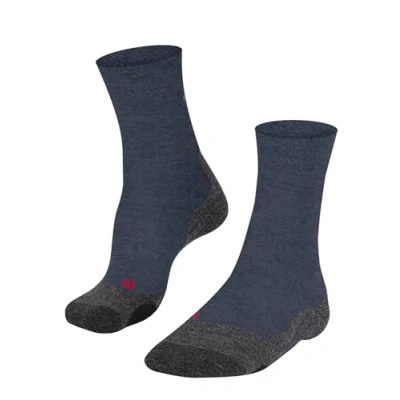Abbildung von FALKE Herren Wandersocken TK2 Explore Melange M SO Wolle antiblasen dick 1 Paar, Blau (Dark Blue 6688), 44 45