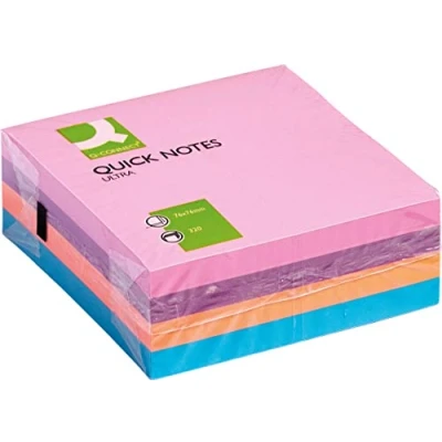 Abbildung von Connect Haftnotizen 75x75mm 320 Blatt ultrafarben