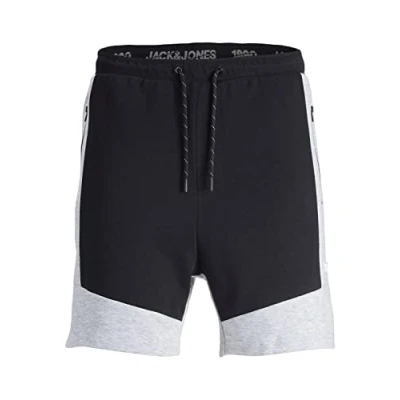 Abbildung von JACK &amp; JONES Men&#039;s JPSTAIR JJBLOCKING Sweat Shorts BEX Sweatshorts, Light Grey Melange, XL