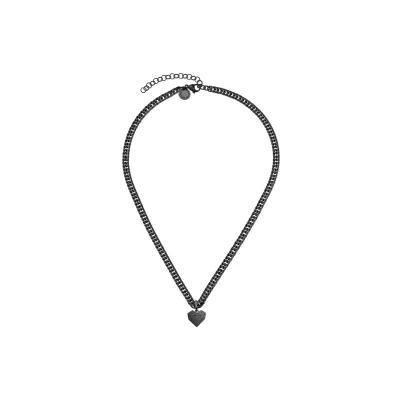 Abbildung von Liebeskind Berlin Broken Heart Halskette, Damen, Größe: One Size, Schwarz