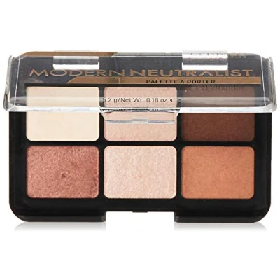 Abbildung von Catrice Palette À Porter Eyeshadow, Lidschatten, Nr. 050 Less Is More, nude, sofortiges Ergebnis, langanhaltend, metallisch, matt, schimmernd, vegan, Nanopartikel frei, ohne Parfüm (5,2g)