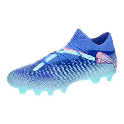 Abbildung von PUMA Unisex Future 7 PRO FG/AG Soccer Shoe, Bluemazing White Electric Peppermint, 42.5 EU