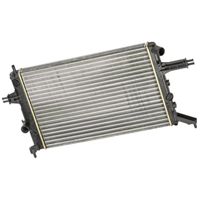 Abbildung von NRF 53628A Kühler, Motorkühlung Aluminium 543 378 23 FULL KIT Kühlrippen mechanisch gefügt OPEL: Zafira A, Astra G Limousine, CC
