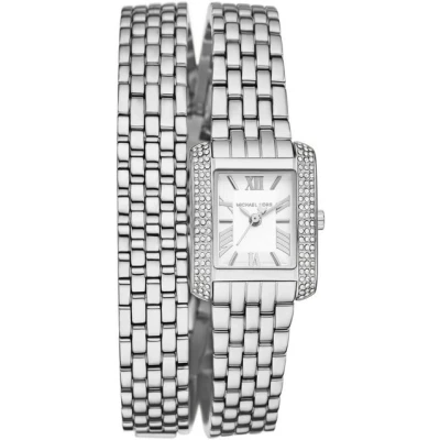 Abbildung von Michael Kors Emery Uhr, Damen, Größe: One Size, Silber