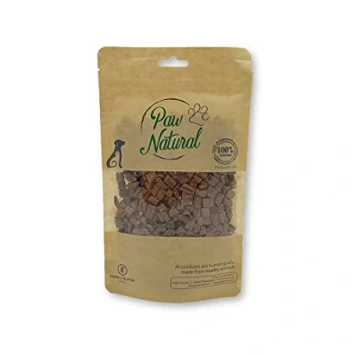 Abbildung von Paw Natural Hunde Leckerlis Training 250g Känguru Leckereien 100% Gluten &amp; getreidefrei aus frischem Fleisch gesunder Tiere