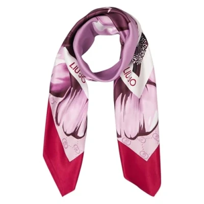 Abbildung von LIU JO Foulard MAXI Flower Tuch, Damen, Größe: One Size, Sangria