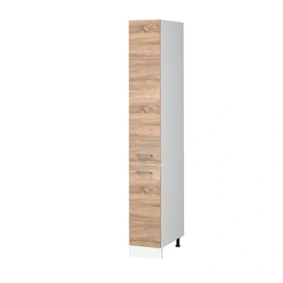 Abbildung von Vicco Hochschrank R Line, Sonoma/Weiß, 30 cm