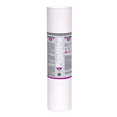 Abbildung von J. Herbin 5760T Plastilin für den Modellbau, 5 kg, zum modelieren, HG60, hart, 1 Dose, Grau