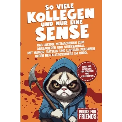 Abbildung von So viele Kollegen und nur eine Sense: Das lustige Mitmachbuch zum Abreagieren Stressabbau. Mit Humor, Rätseln lustigen Aufgaben gegen den ... für Arbeitskollege oder die Arbeitkollegin.